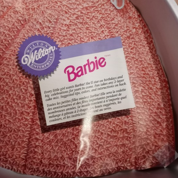 VTG Wilton Barbie Cake Pan 1992 Retro 80's 90's Kids Character Cakes Old School - Picture 7 of 10